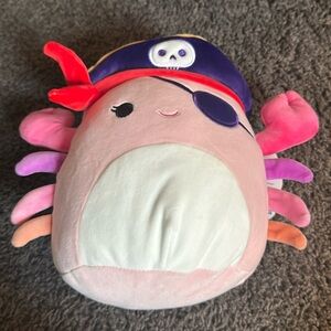 squishmallow halloween crab pink and purple